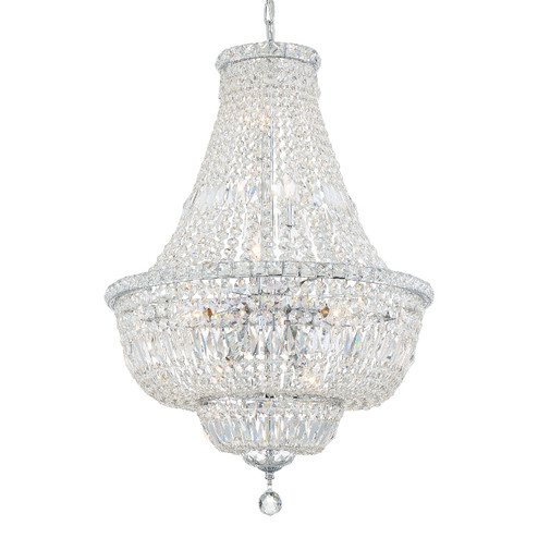 Roslyn Nine Light Chandelier in Polished Chrome (60|ROS-A1009-CH-CL-MWP)