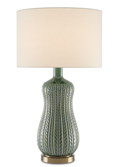 Mamora One Light Table Lamp in Green (142|6000-0673)