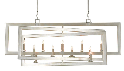 Middleton 11 Light Chandelier in Contemporary Silver Leaf (142|9000-0634)