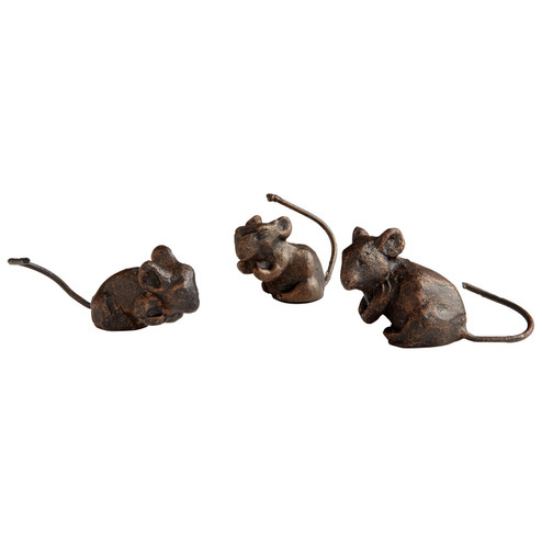 Three Blind Mice Sculpture in Bronze (208|06247)