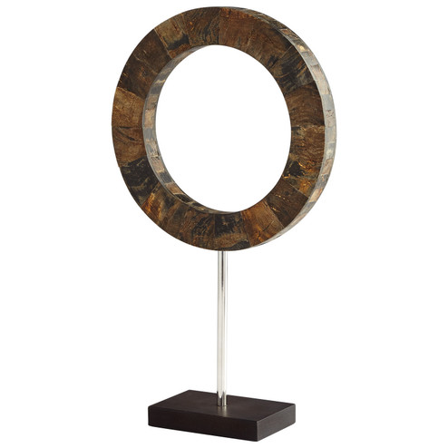 Portal Sculpture in Brown And Stainless Steel (208|07217)