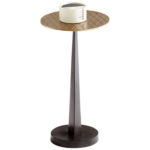 Side Table in Aged Brass And Black (208|10731)