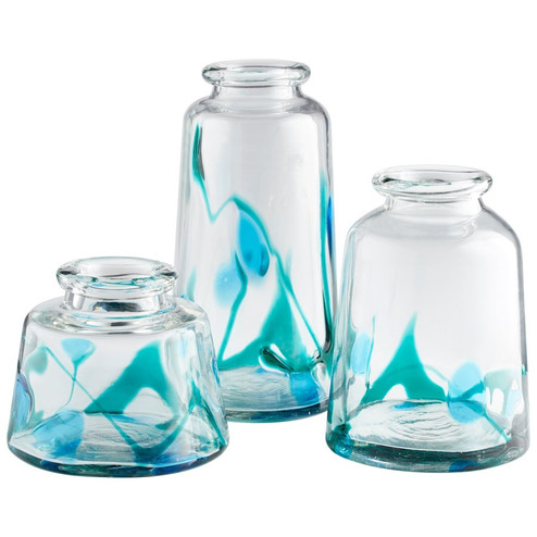 Vase in Blue/Clear (208|11069)