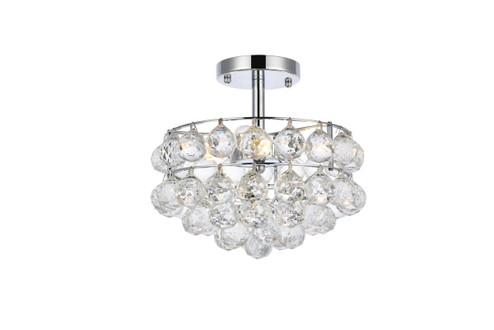 Savannah Three Light Flush Mount in Chrome (173|1107F12C)