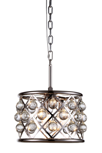 Madison Three Light Pendant in Polished Nickel (173|1213D12PN/RC)