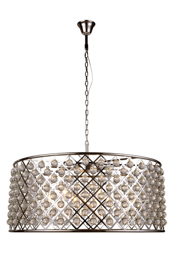 Madison Ten Light Chandelier in Polished Nickel (173|1213G43PN/RC)