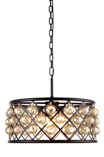 Madison Five Light Chandelier in Matte Black (173|1214D20MB-GT/RC)