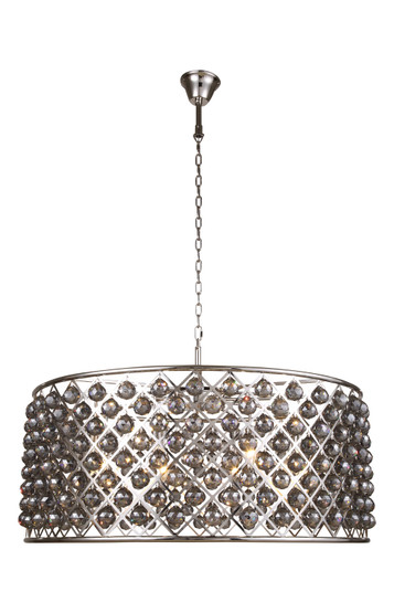 Madison Ten Light Chandelier in Polished Nickel (173|1214G43PN-SS/RC)
