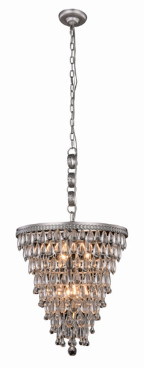 Nordic Five Light Pendant in Antique Silver (173|1219D18AS/RC)