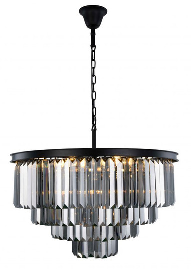 Sydney 17 Light Chandelier in Matte Black (173|1231D32MB-SS/RC)