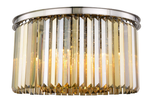 Sydney Eight Light Flush Mount in Polished Nickel (173|1238F26PN-GT/RC)