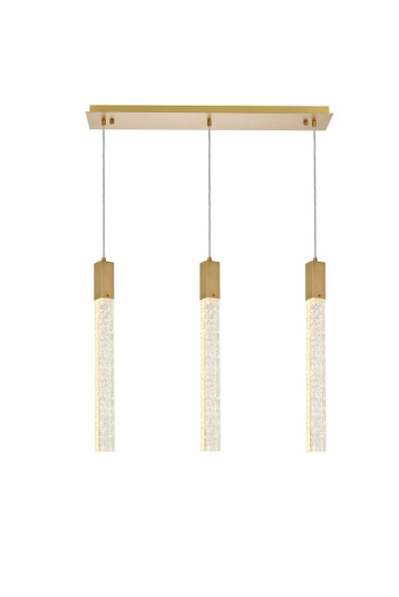 Weston Three Light Pendant in Satin Gold (173|2066S32SG)