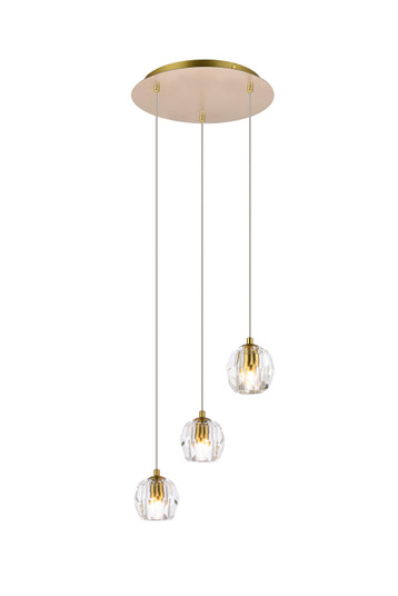 Eren LED Pendant in Gold (173|3505D12G)
