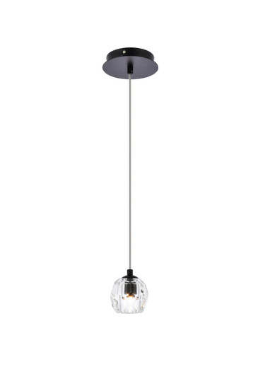 Eren LED Pendant in Black (173|3505D6BK)