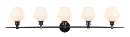 Gene Five Light Wall Sconce in Black (173|LD2325BK)