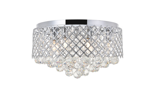 Tully Six Light Flush Mount in Chrome (173|LD5010F18C)