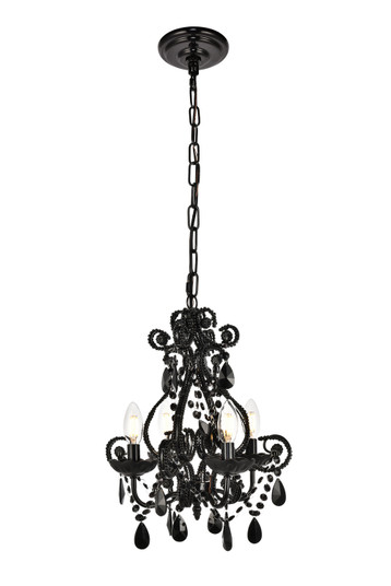 Kato Four Light Pendant in Black (173|LD5018D12BK)