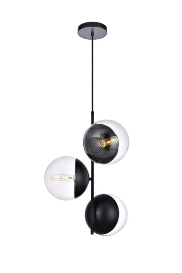 Eclipse Three Light Pendant in Black (173|LD6123BK)