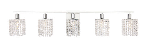 Phineas Five Light Wall Sconce in Chrome (173|LD7015C)