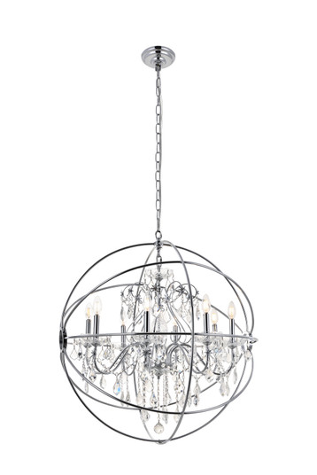 Cordelia Eight Light Pendant in Chrome (173|LD8801D32C)