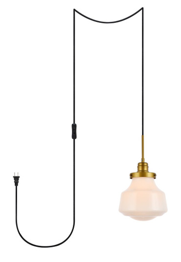 Lye One Light Plug in Pendant in Brass (173|LDPG6257BR)