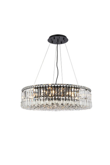 Maxime 12 Light Chandelier in Black (173|V2030D28BK/RC)