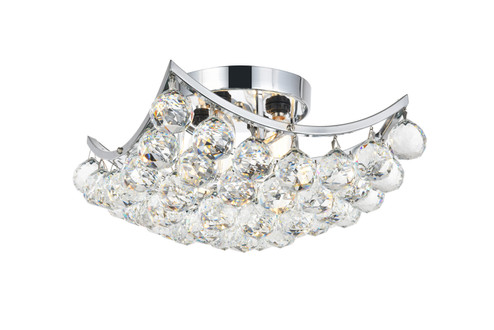 Corona Four Light Flush Mount in Chrome (173|V9800F12C/RC)