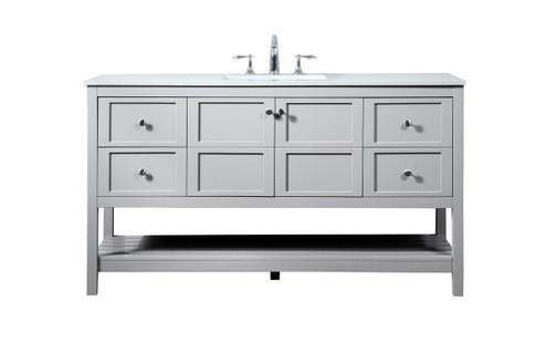 Theo Vanity Sink Set in Grey (173|VF16460GR)