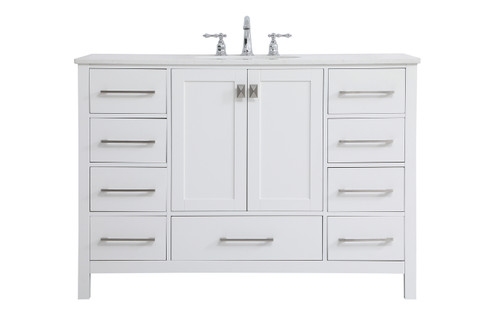 Irene Single Bathroom Vanity in White (173|VF18848WH)