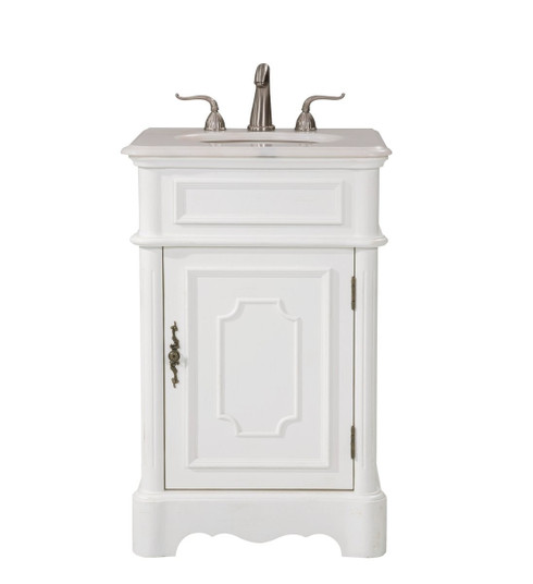 Retro Single Bathroom Vanity Set in Antique White (173|VF30421AW)