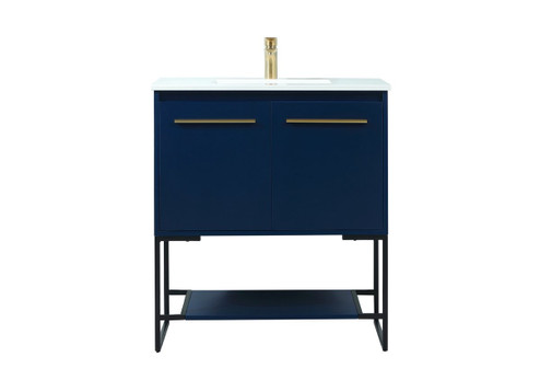 Sloane Vanity Sink Set in Blue (173|VF42530MBL)