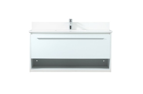 Roman Vanity Sink Set in White (173|VF43540MWH-BS)