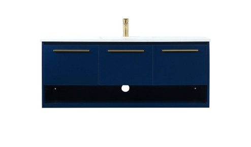 Roman Vanity Sink Set in Blue (173|VF43548MBL)