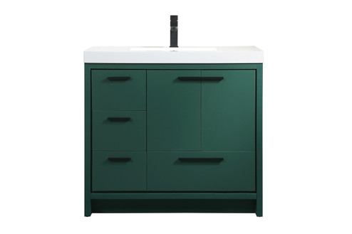 Wyatt Bathroom Vanity Set in Green (173|VF46036MGN)