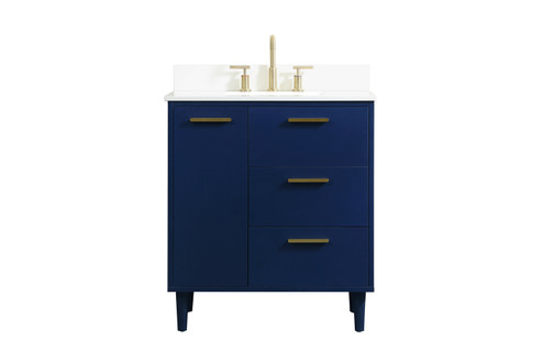 Baldwin Vanity Sink Set in Blue (173|VF47030MBL-BS)