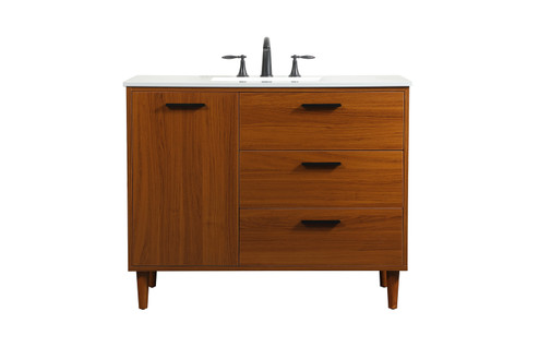 Baldwin Vanity Sink Set in Teak (173|VF47042MTK)