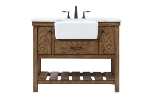 Clement Single Bathroom Vanity in Driftwood (173|VF60142DW)