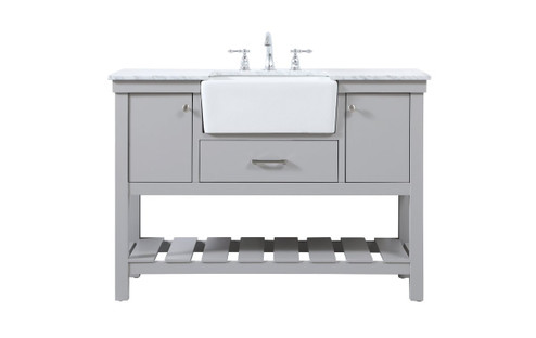 Clement Single Bathroom Vanity in Grey (173|VF60148GR)