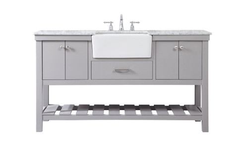 Clement Single Bathroom Vanity in Grey (173|VF60160GR)
