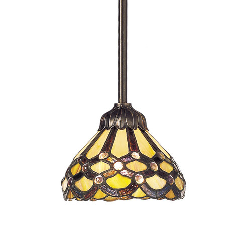 Jewel One Light Mini Pendant in Tiffany Bronze (45|028-TB)