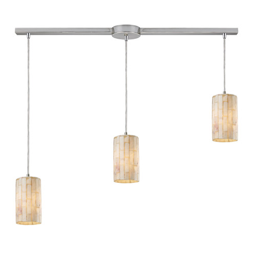 Coletta Three Light Pendant in Satin Nickel (45|10147/3L)