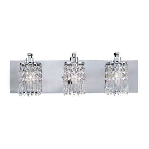 Optix Three Light Vanity in Polished Chrome (45|11230/3)