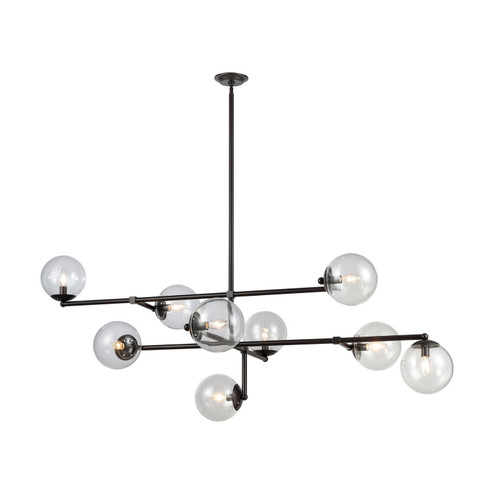 Communique Nine Light Chandelier in Oil Rubbed Bronze (45|1141-083)