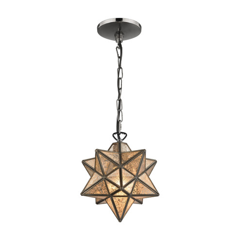 Moravian Star One Light Mini Pendant in Oil Rubbed Bronze (45|1145-009)