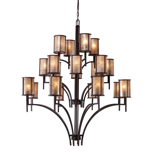 Barringer 20 Light Chandelier in Aged Bronze (45|15037/8+8+4)