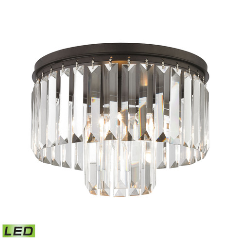 Palacial LED Semi Flush Mount in Oil Rubbed Bronze (45|15223/1-LED)