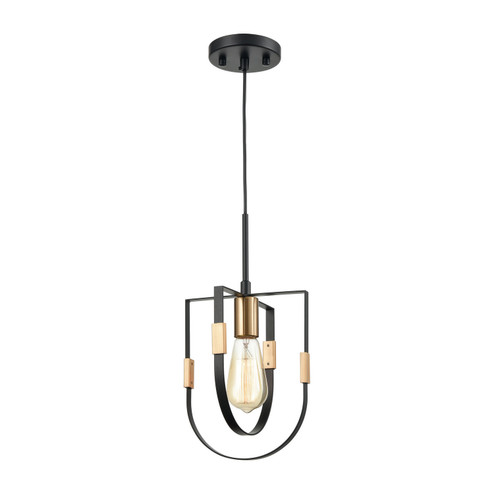 Heathrow One Light Mini Pendant in Matte Black (45|15455/1)