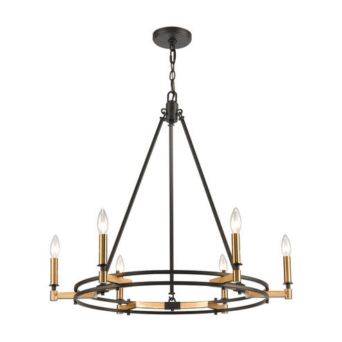 Talia Six Light Chandelier in Oil Rubbed Bronze (45|15605/6)