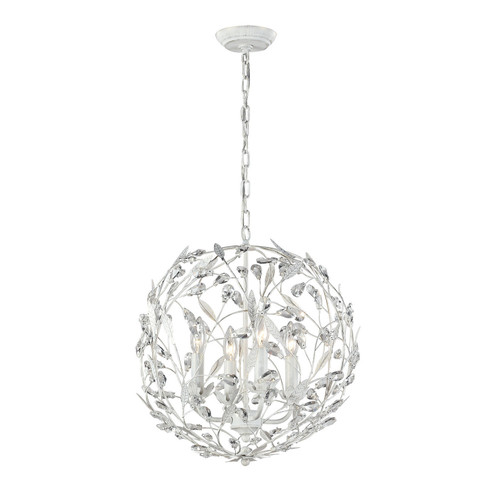Circeo Four Light Chandelier in Antique White (45|18124/4)