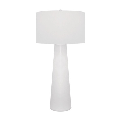 Obelisk One Light Table Lamp in White (45|203)